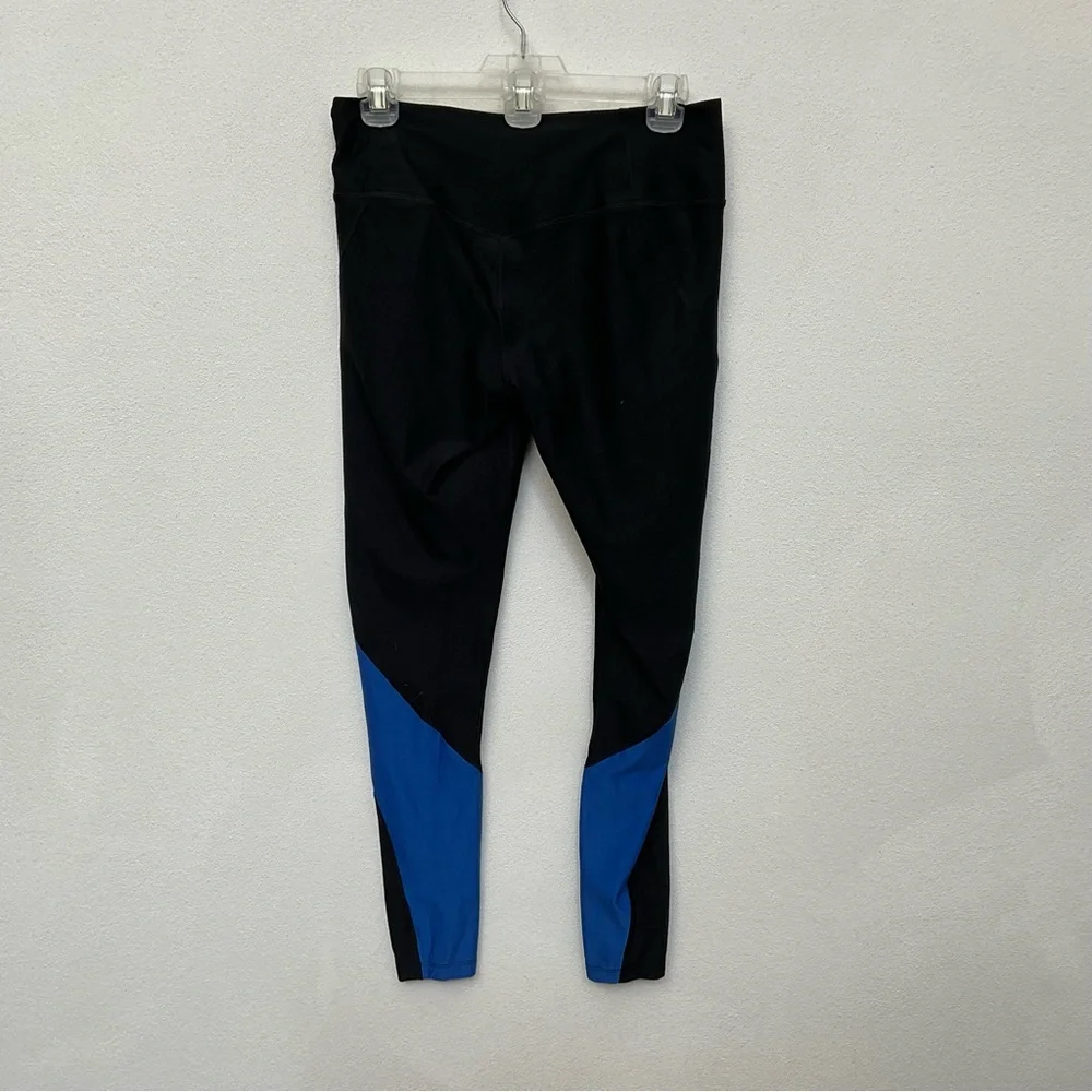 Nike Dri-Fit Black, Royal Blue Classic Leggings Size Medium Running Workout